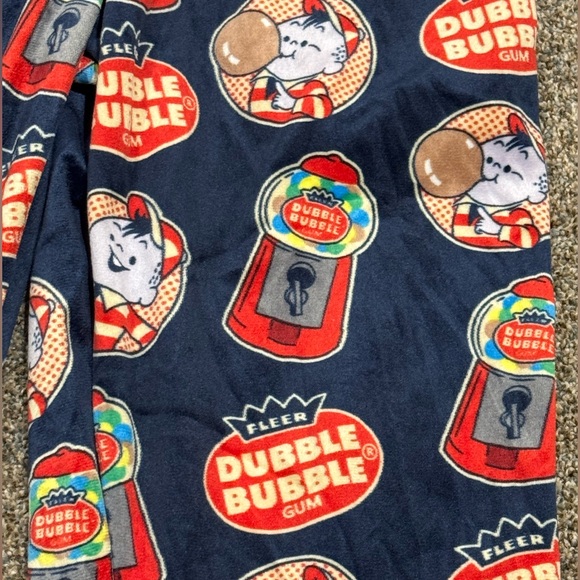 Double Bubble Gum Logo Men soft velvety feel pajama pants size XL - Picture 4 of 5